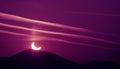 Morning Eclipse Royalty Free Stock Photo