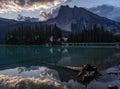 Morning at Emerald Lake, Canada Royalty Free Stock Photo