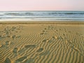 Morning empty beach