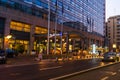 Morning and evening rush hour, stopped cars and heavy traffic on the main boulevard of Bucharest, Romania, 2020