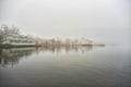 Morning fog in Haapsalu town