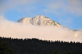 Morning fog mountains Royalty Free Stock Photo
