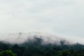 Morning fog mountains at Khao Kho Phetchabun Royalty Free Stock Photo