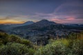 Morning Glory at Pinggan Village, kintamani Bali indonesia Royalty Free Stock Photo