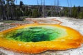 Yellowstone National Park, Morning Glory Pool, Upper Geyser Basin, Wyoming, USA Royalty Free Stock Photo