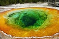 Yellowstone National Park with Morning Glory Pool at Upper Geyser Basin, Wyoming Royalty Free Stock Photo