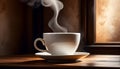 Morning jolt Coffee, tea, or cappuccino, your caffeine fix awaits Background