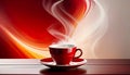 Morning jolt Coffee, tea, or cappuccino, your caffeine fix awaits Background