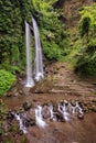 Morning at Jumog Waterfall, Karanganyar Royalty Free Stock Photo