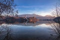 Tranquil morning at Lake Bled, Slovenia Royalty Free Stock Photo