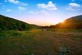 Morning landscape, at dawn