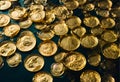 Ancient gold coin reflecting history and cultural heritage.AI Generated Royalty Free Stock Photo