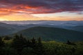 Morning light over summer in the mountains Royalty Free Stock Photo