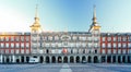 Morning Light at Plaza Mayor in Madrid , Spain Royalty Free Stock Photo