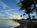 Morning light in Sarasota bayfront, Florida Royalty Free Stock Photo