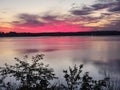 Morning light on upper Chesapeake bay Royalty Free Stock Photo