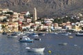 Morning in Livadia Harbour, Tilos, Greece