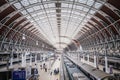 Morning of the London Paddington Station Royalty Free Stock Photo