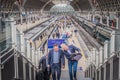 Morning of the London Paddington Station Royalty Free Stock Photo