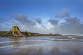 morning low tide at Bude Royalty Free Stock Photo