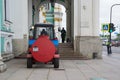 Morning, the main entrance to the Hermitage Museum Royalty Free Stock Photo