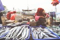 Morning market in Kedonganan - Passer Ikan, Jimbaran beach, Bali Royalty Free Stock Photo