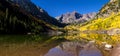 Morning at Maroon Bells Aspen CO Royalty Free Stock Photo