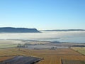 Morning mist over Loch Leven, Scotland Royalty Free Stock Photo