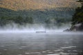 Morning Mist on Squam Lake Royalty Free Stock Photo