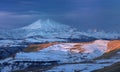 Morning in mountains