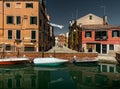 Morning in the old town. Old Venice Italy