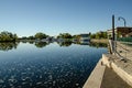 Morning at the Otonabee river in Peterborough, Ontario, Canada