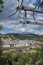 Morning over Usti nad Labem city