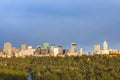 Morning panorama of Edmonton Royalty Free Stock Photo