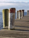 Morning Pier - Vertical Royalty Free Stock Photo