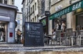 Morning in Place du Change- Avignon, France