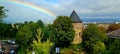 A morning rainbow in Mainz Germany