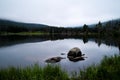 Morning reflection on a lake Royalty Free Stock Photo