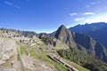 Morning rising over Machu Picchu Royalty Free Stock Photo