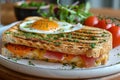 Morning\'s Best, a Deliciously Grilled Egg Sandwich on Seed Bread, Restaurant Menu