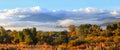 Morning scene in rural Colorado on autumn day