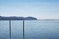 Morning scenery of the famous Nehalem Bay in Central Oregon Royalty Free Stock Photo