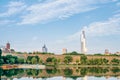 Morning Scenery of Ming City Wall of Xuanwu Lake in Nanjing, Jiangsu Province, China