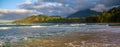 Morning seafoam, wainiha beach