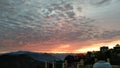 Morning senry in india with natural beauty with orange coloe cloud