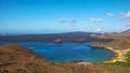 Morning shot of isla bartolome and pinnacle rock in the galapagos Royalty Free Stock Photo