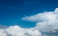 Blue sky and white clouds 013 Royalty Free Stock Photo