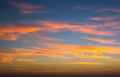 Morning sky at Thong Pha phum National Park