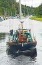 Morning song sailing along the Caledonian Canal.