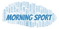 Morning Sport word cloud
